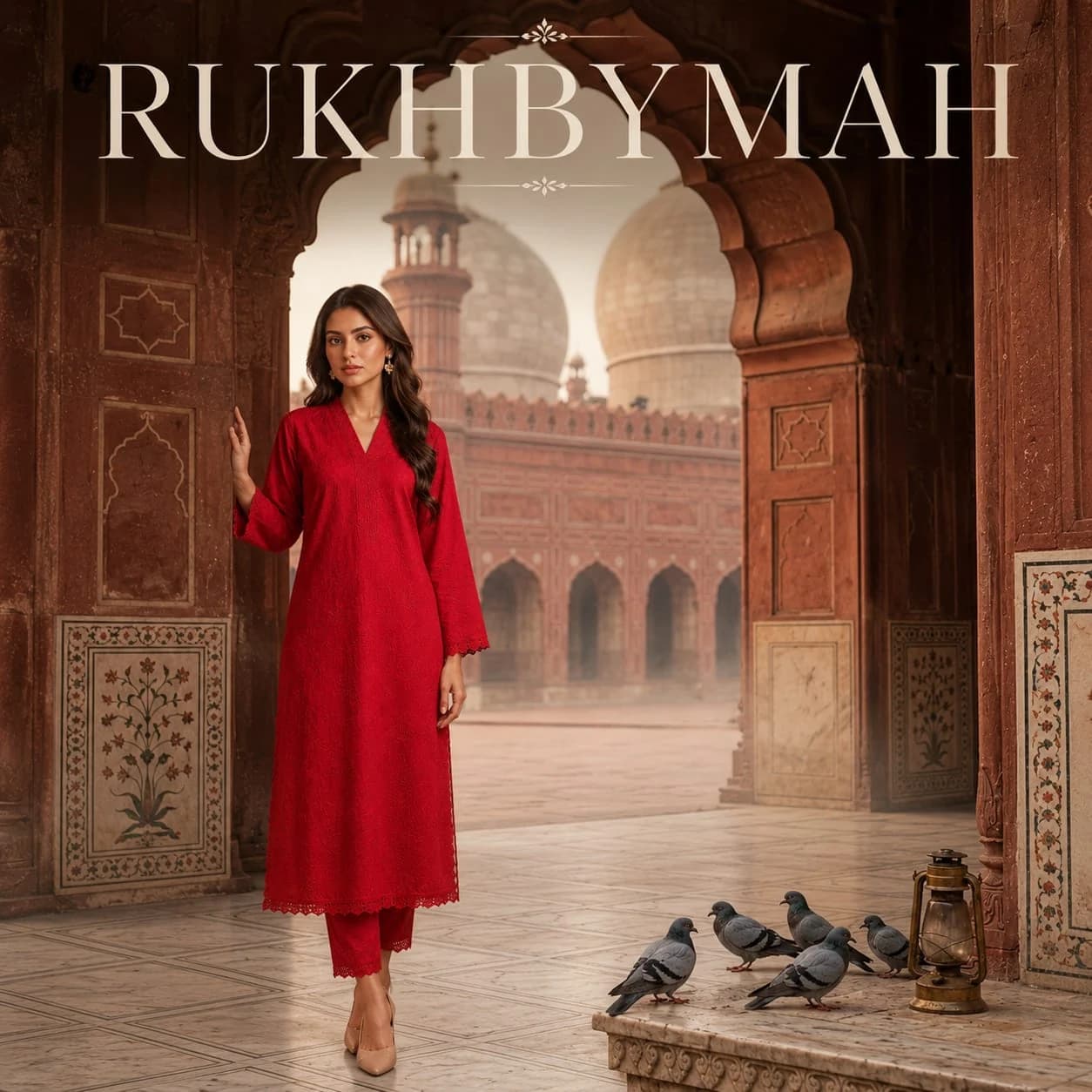 Ayesha Festive Lehenga — Dusty rose, built to move.
